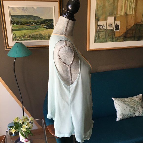 Sheer Aqua Top/Vest - Picture 3 of 8